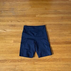 Girlfriend collective original bike short navy size Small